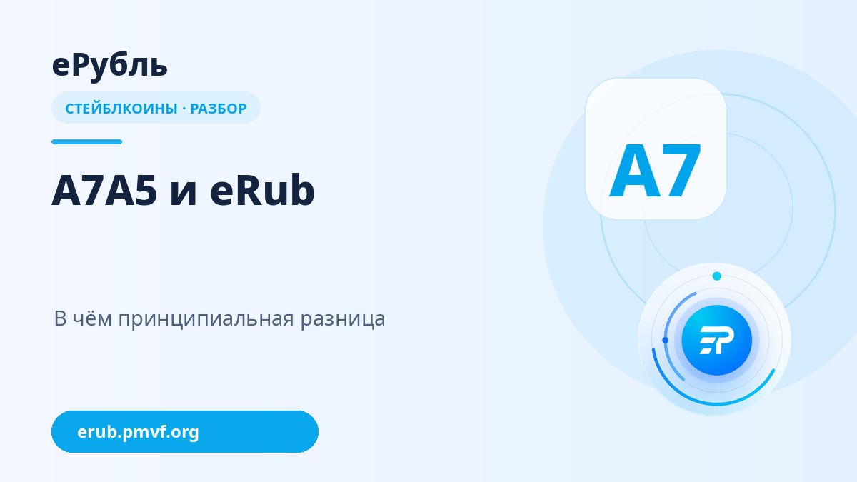 A7A5 и eRub — в чём принципиальная разница